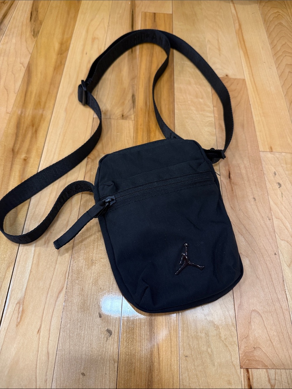 Jordan Black Crossbody Shoulder Bag - Jumpman Logo